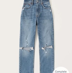 Abercrombie & Fitch ultra high rise the 90s straight sz 29R